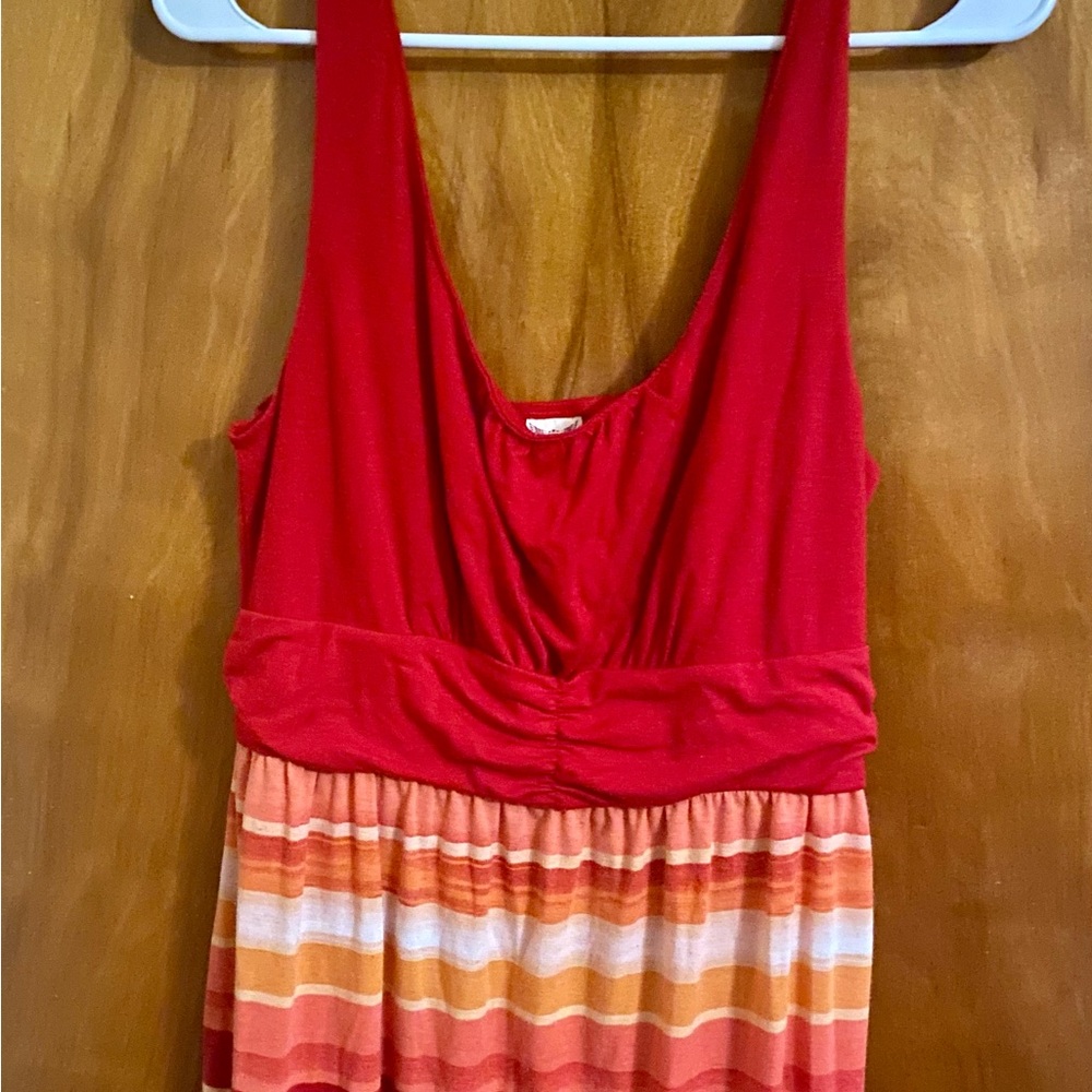 Faded Glory Red Sleeveless Dress